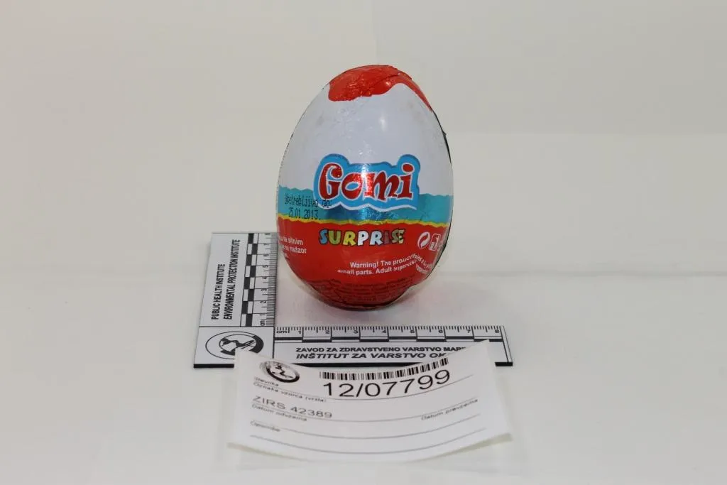 Chocolate egg with toy