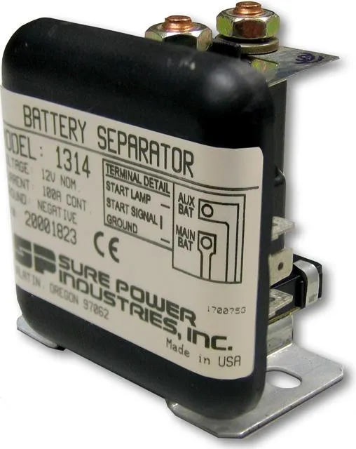 Vehicle battery separator "Surepower Battery Separ