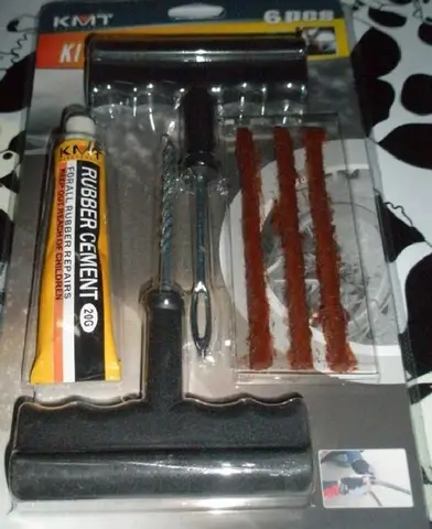 Bicycle tyre repair kit