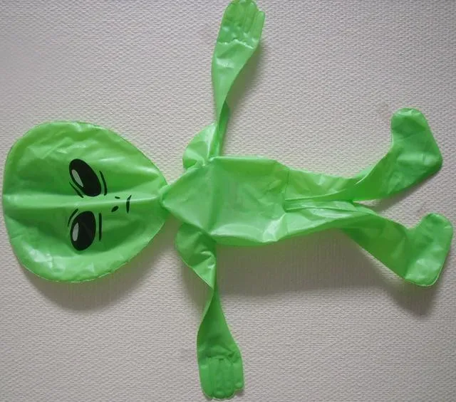 Inflatable toy "Green inflatable alien"