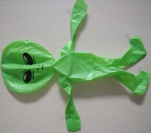 Inflatable toy "Green inflatable alien"