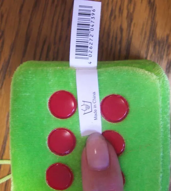 Plush dice