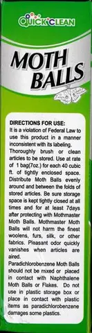 Mothballs "Moth Balls"