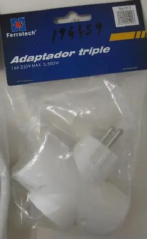 Plug adaptor "Adaptador Triple"
