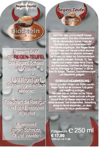 Water repellent coating