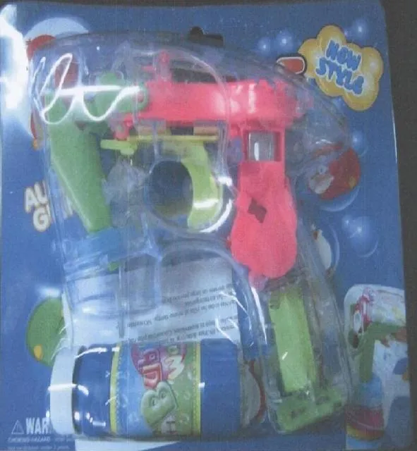 Plastic soap bubble gun "Fluorescents bubbles – Ne