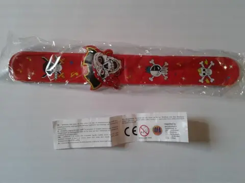 Pirate slap-on bracelet