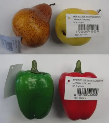 Decorative imitation fruits