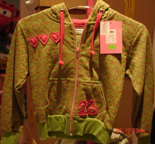 Children's sweatshirt jacket