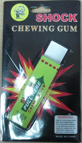 Joke chewing gum "Shock Chewing Gum"