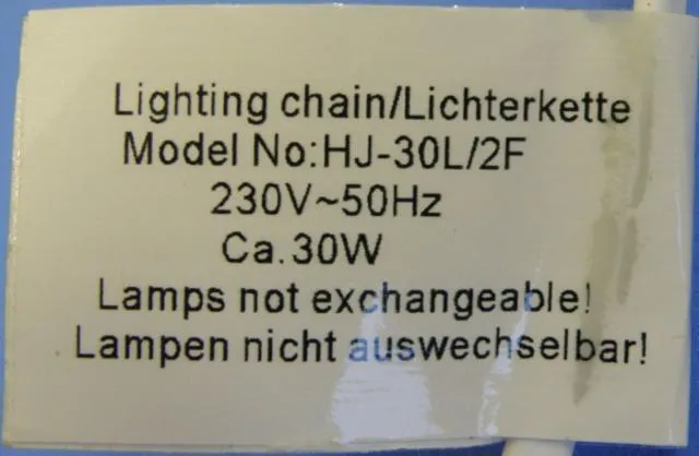 Lighting chain