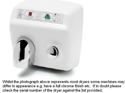 Hand dryer "Universal Nozzle A48 Hand Dryer"
