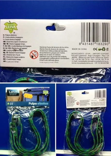 Elastic luggage straps