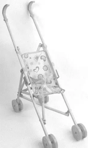 Игрушечная детская коляска