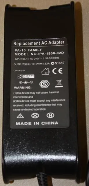 Mains adaptor "Replacement AC Adaptor"