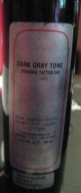Tattoo ink "Makkuro Sumi Dark Gray Tone black tatt