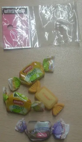 Erasers "Apple/Capuchin Mateo"