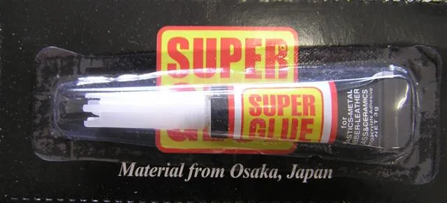 Glue "Super Glue For Plastics – Metal – Wood – Rub