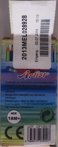 Coloured pencils