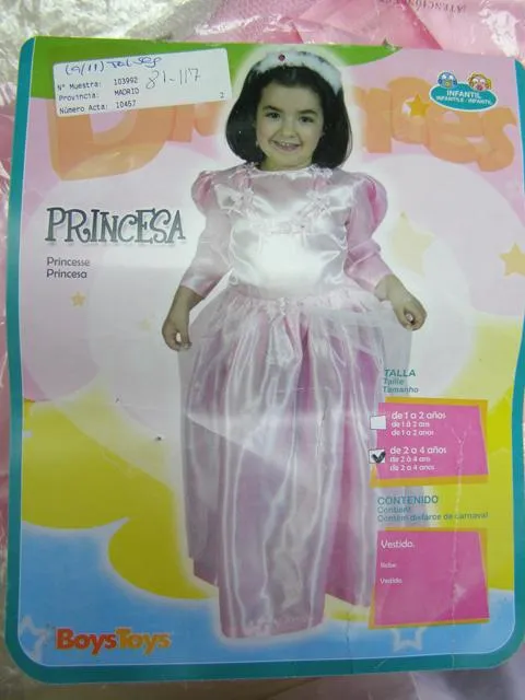 Princess costume "Disfraz De Princesa" (princess c